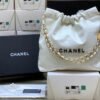 0048940D-2475-E070-B57D-CE607D666DFB.jpg Chanel 22 Handbag White For Women 14.4in/37cm AS3261 B08038 10601