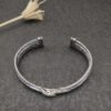 Petite X Center Station Bracelet Sterling Silver with Diamonds, 7mm