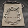 David Yurman  DY Madison Pav&eacute; Toggle Chain Bracelet in Sterling Silver