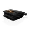 Mini Constance 18 Bag Black Matte Alligator with Gold Hardware and Mirror
