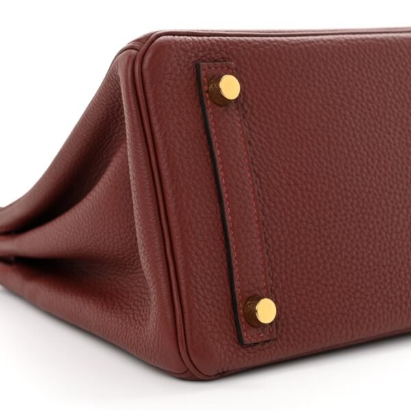 Birkin 35 Rouge H in Togo Leather with Gold Hardware
