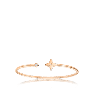 030114E2-8968-445C-C322-3401DADFDBD0.png Idylle Blossom Twist Bracelet, Pink Gold