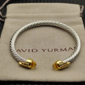 03D70633-EB7B-FB58-8646-5CDBB557F8C6.jpg 5mm Cable Bracelet with Citrine & Diamond Accents