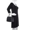03EC318F-907F-47EA-52EC-14D544380665.jpg Caviar Chevron Quilted Small Coco Handle Flap Dark Grey