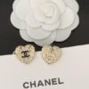 Heart Lava Double C Earrings