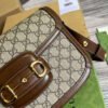 Gucci Horsebit 1955 Canvas Small Shoulder Bag
