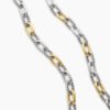 07D0F1CE-0F26-2244-01FB-6DC46FB374BC.jpg DY Madison® Chain Necklace Sterling Silver with 18K Yellow Gold, 8.5mm