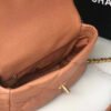 Chanel 19 Handbag 26cm Brown For Women AS1160