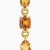Marbella Y Pendant 18K Yellow Gold with Citrine and Madeira Citrine, 57.8mm