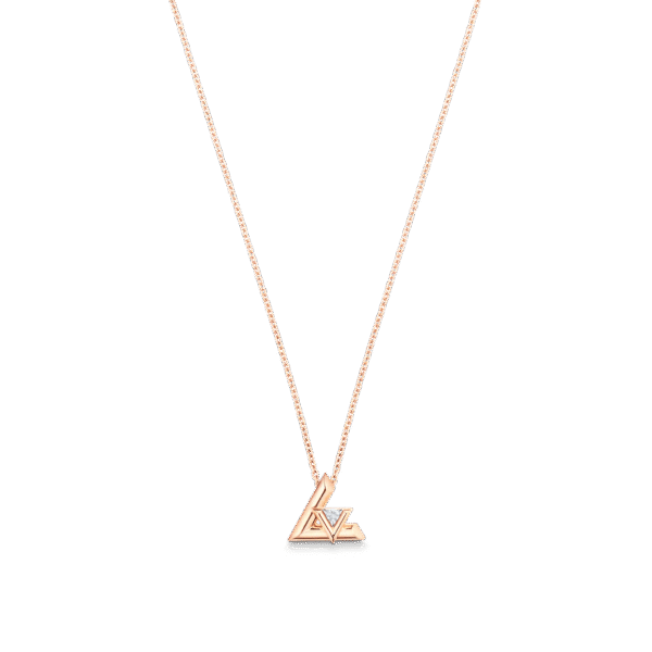 0C26CDA5-1CBE-2E76-1FBF-4F65CF096730.png Volt One Small Pendant, Pink Gold And Diamond
