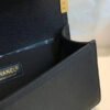 Chanel Boy Chanel Chain Shoulder Bag A67086 Caviar Skin Black Used Women Shw