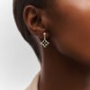Color Blossom BB Star Ear Studs, Yellow Gold, Onyx And Diamonds