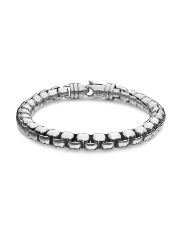 David Yurman  Box Chain Bracelet In Sterling Silver - 17CM