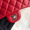 Chanel 1112 Red Medium Size 2.55 Lambskin Leather Flap Bag