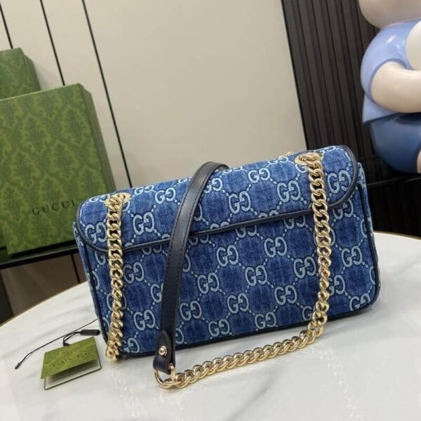 Gucci marmont 26 cm blue denim