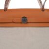 Herbag Zip 31 Bag Beton Toile Militaire / Natural Sable Leather Palladium New w/Box