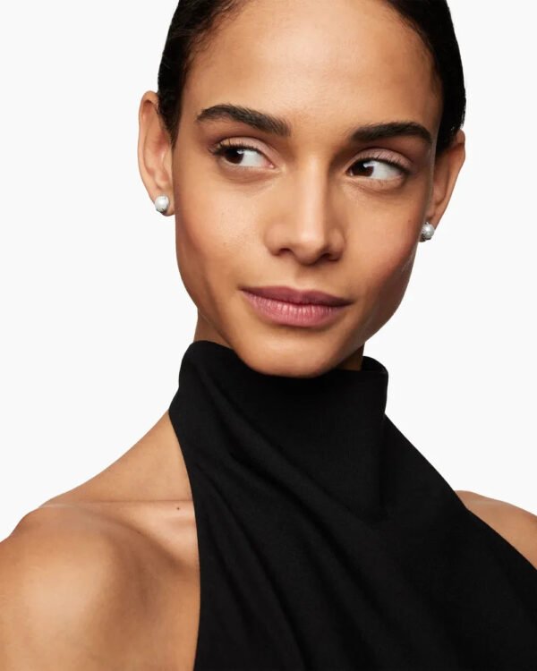 Petite Chatelaine&reg; Stud Earrings Sterling Silver with Pearls