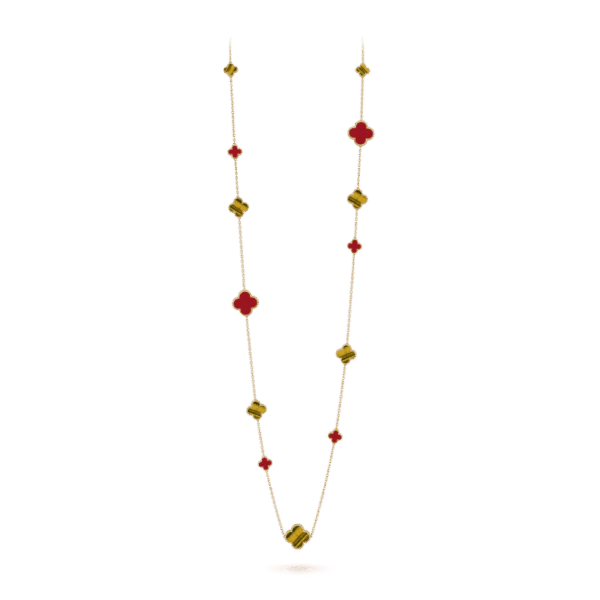 Magic Alhambra long necklace, 16 motifs