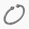 Renaissance&reg; Classic Cable Bracelet Blackened Silver, 5mm