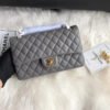 Chanel 1112 Grey Medium Size 2.55 Lambskin Leather Flap Bag