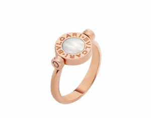 Bulgari ring with double-sided gemstones