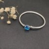 16D66633-2A96-BF3C-CEF8-33989AA8504B.jpg Petite Chatelaine® Bracelet Sterling Silver with Blue Topaz, 3mm - 17 CM