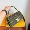 Fendi Baguette Medium - Black Embroidery