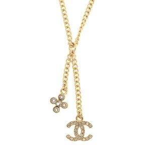 Coco Mark B23A Necklace GP??inestone Gold