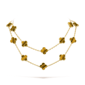Vintage Alhambra long necklace, 20 motifs