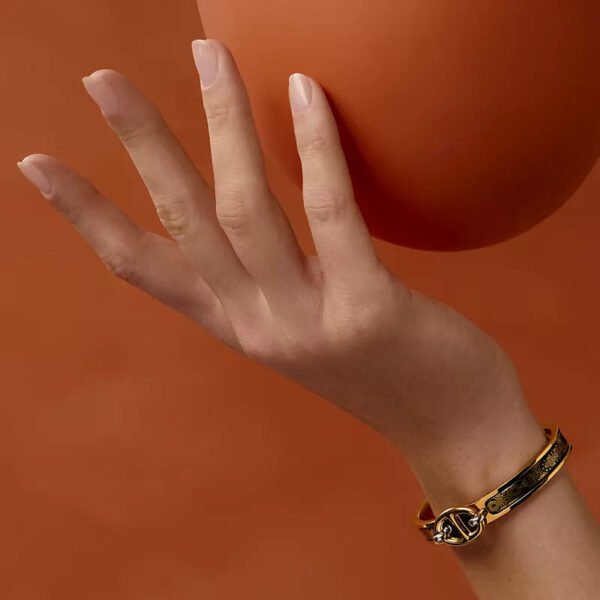 Hermes Mini Clic Chaine d'Ancre Herm&egrave;s Sellier bracelet