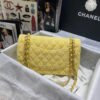 19CB16DF-44CE-76FB-0ACE-7060A81ADAB4.jpg Chanel Class-Flap Bag In Yellow Tweed 1112