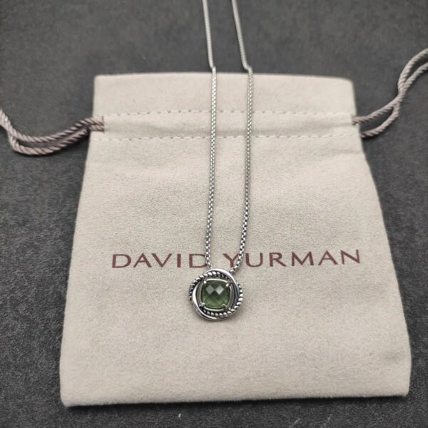 Petite Chatelaine&reg; Necklace Sterling Silver with Peridot, 10mm