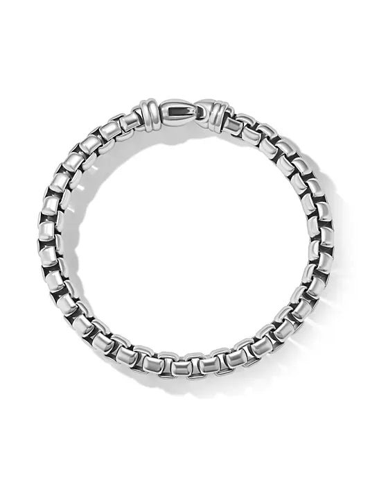 David Yurman  Box Chain Bracelet In Sterling Silver - 17CM