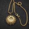 1CCEA153-09DF-FE16-9F4C-4CC67A034D90.jpg David Yurman 18K Yellow White Gold Diamond Large Starburst Pendant