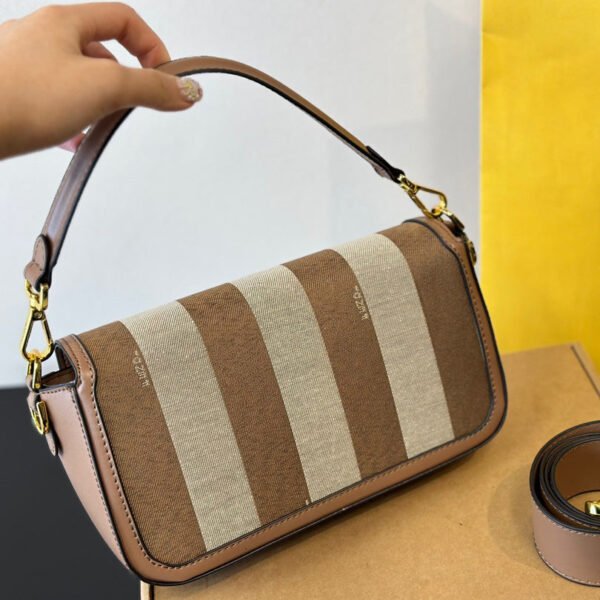 1F1E4FE9-4982-1E7C-F7F9-C13F51DB4B4D.jpg Fendi Baguette striped fabric bag