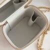 20F28C9F-9F18-02C8-6B1A-226E2E7682EC.jpg Chanel Small Vanity With Chain White For Women, Women’s Bags 4.3in/11cm