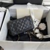2151B561-00C9-0356-DF89-B24E7C2E816F.jpg Chanel Mini Classic Handbag Black For Women 6.7in/17cm