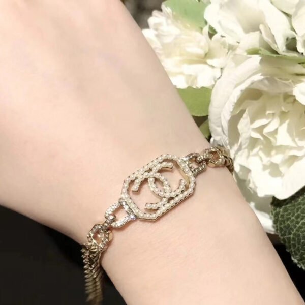 Double C Pearl Bracelet