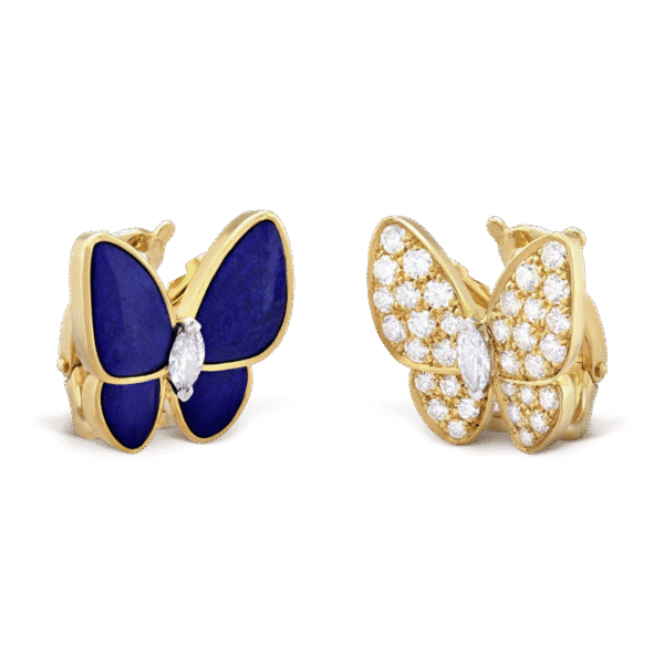 Two Butterfly earrings