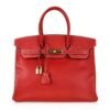 Birkin 28 Bag Rouge Casaque Candy Limited Edition Epsom Gold