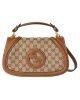Gucci Blondie Brown Canvas 27x17cm