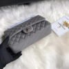 Chanel 1112 Grey Medium Size 2.55 Lambskin Leather Flap Bag
