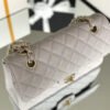 Chanel Classic Handbag 26cm Grey For Women A01112