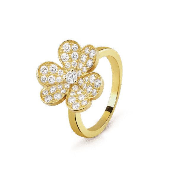 Frivole ring, 1 flower, small model