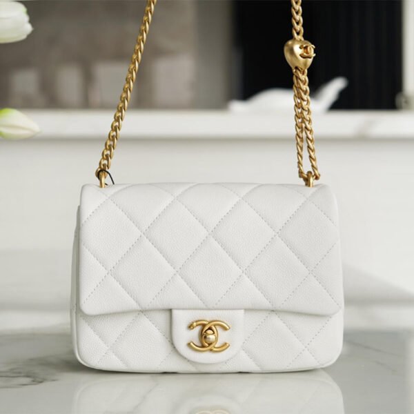 268CB1DF-92AA-B41E-EA66-AF40B983FFD4.jpg Chanel Love Gold Ball Chain Shoulder Bag