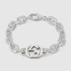 INTERLOCKING CHAIN BRACELET - 17 cm