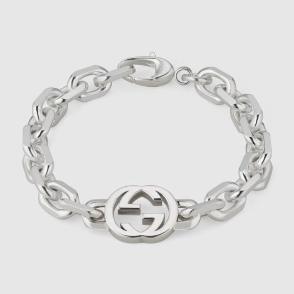 INTERLOCKING CHAIN BRACELET - 17 cm