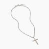 29475811-59D1-7FE4-BC2D-2F1199FAB872.jpg Crossover Cross Necklace Sterling Silver with 18K Yellow Gold, 35.6mm