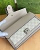 Gucci Dionysus Beige And White Canvas 25x14cm