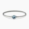 2C5A0010-AEEE-3CE4-F1C0-C531025F0808.jpg Petite Chatelaine® Bracelet Sterling Silver with Blue Topaz, 3mm - 17cm